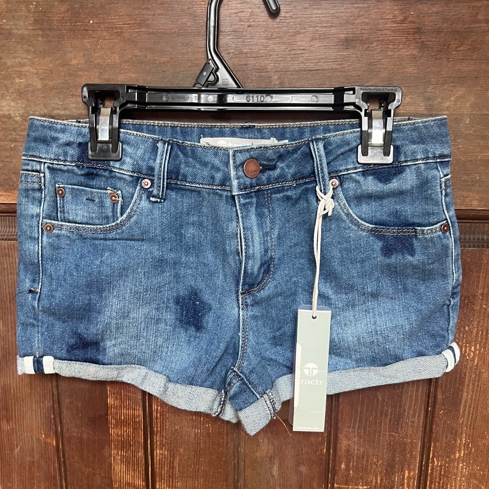 Tractr Demin Shorts with Stars, size 14, NWT